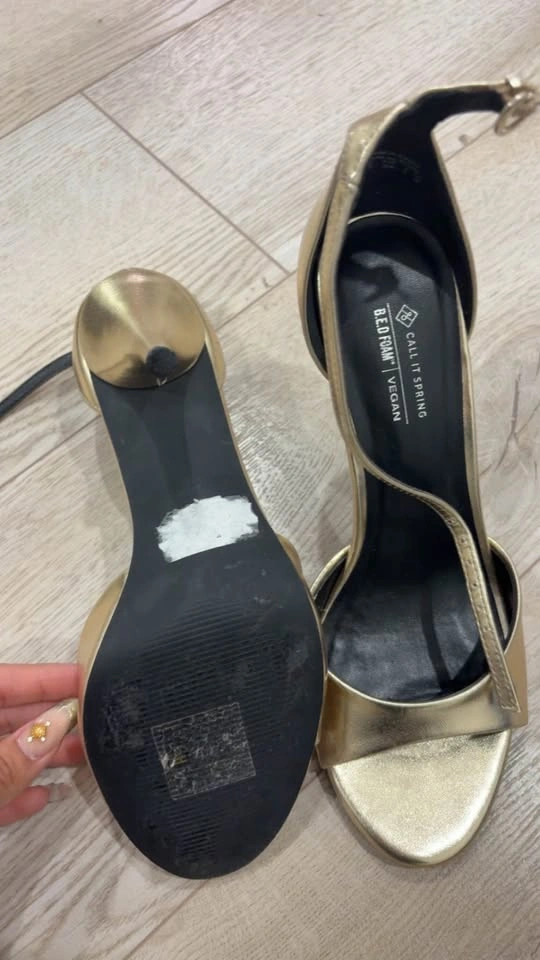 Gold Call it Spring Heels - 7.5 - photo 2