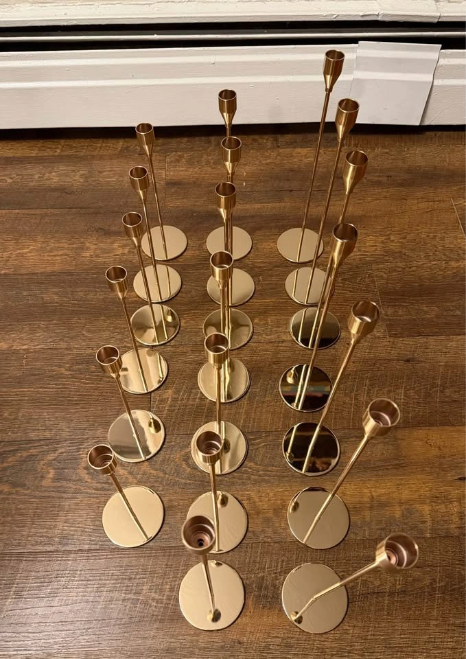20 Candle holder- Rose gold - photo 2