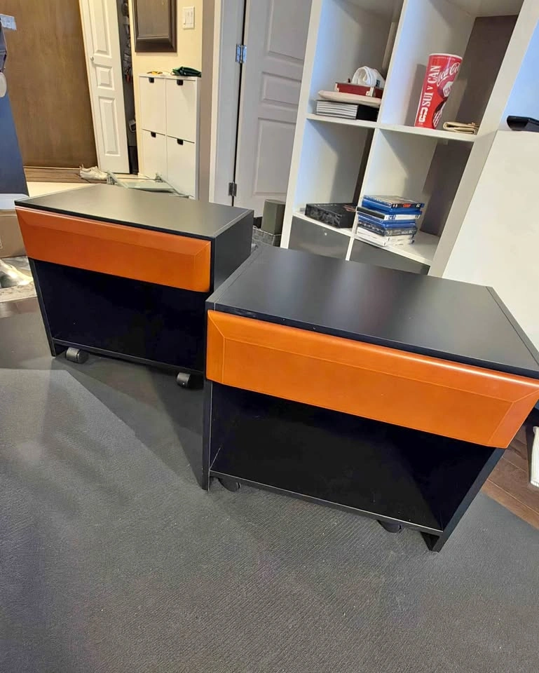 Matching Nightstands / Bedside Tables (Set of 2)
