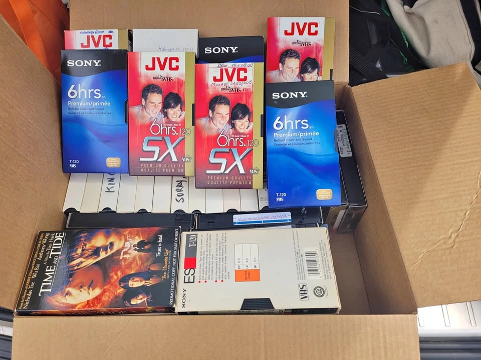 VHS Russian tapes lot VCR Around 50pc