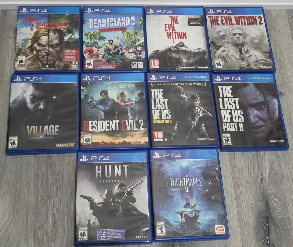 Lot of 10 PS4 Horror and Action Games - photo 2
