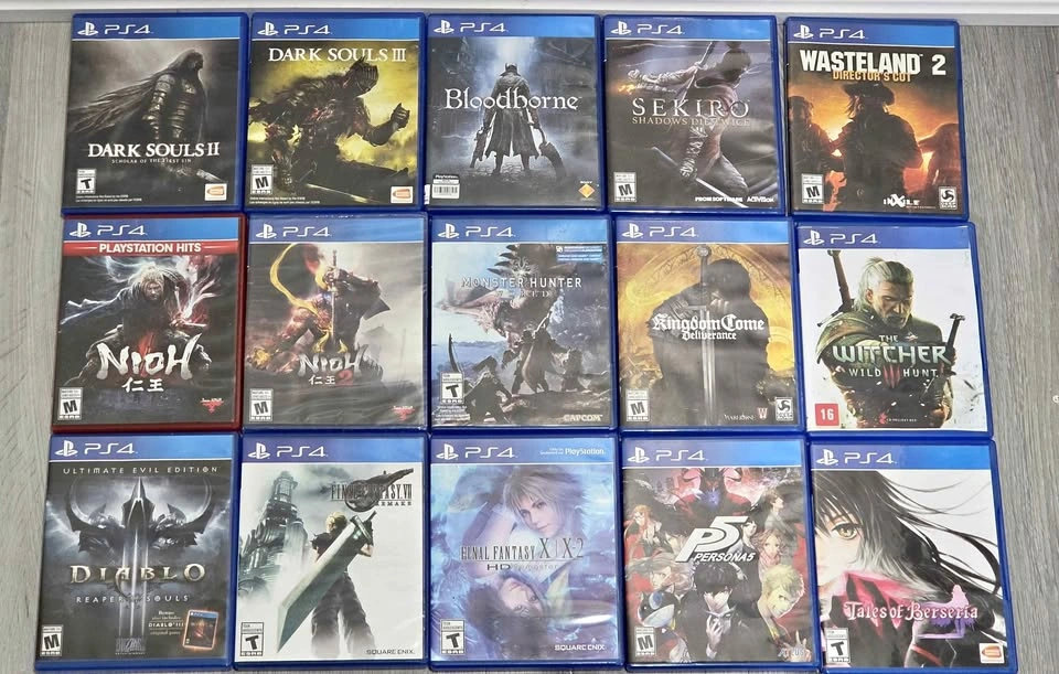 Ps4 games soulsbourne and hardcore RPGS