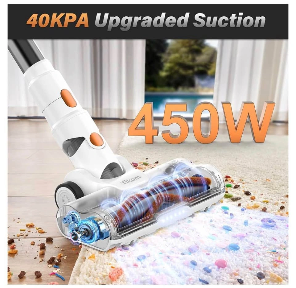 V500 Cordless Vacuum Cleaner 40000Pa/450W Stick Vacuum - photo 2