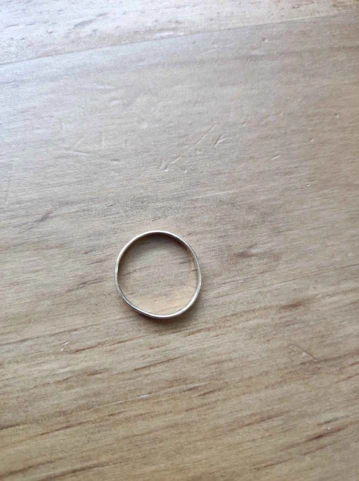 14K Gold Filled Flat Band Ring - photo 2