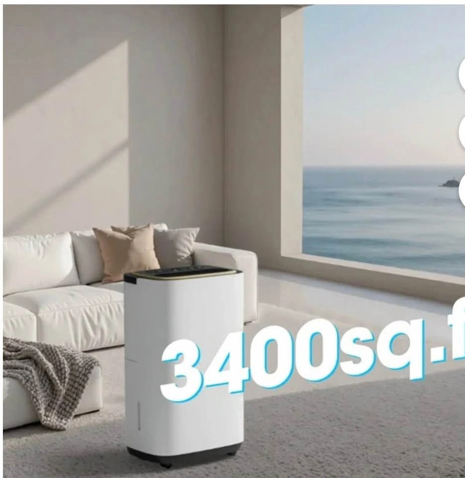 30 Pints/D 3400 Sq.Ft Dehumidifier with Humidity Display - photo 2