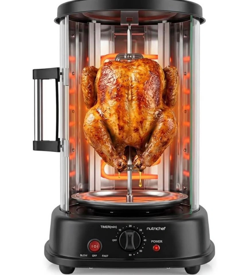 NEW NutriChef Vertical Rotisserie Oven 1500W - photo 2