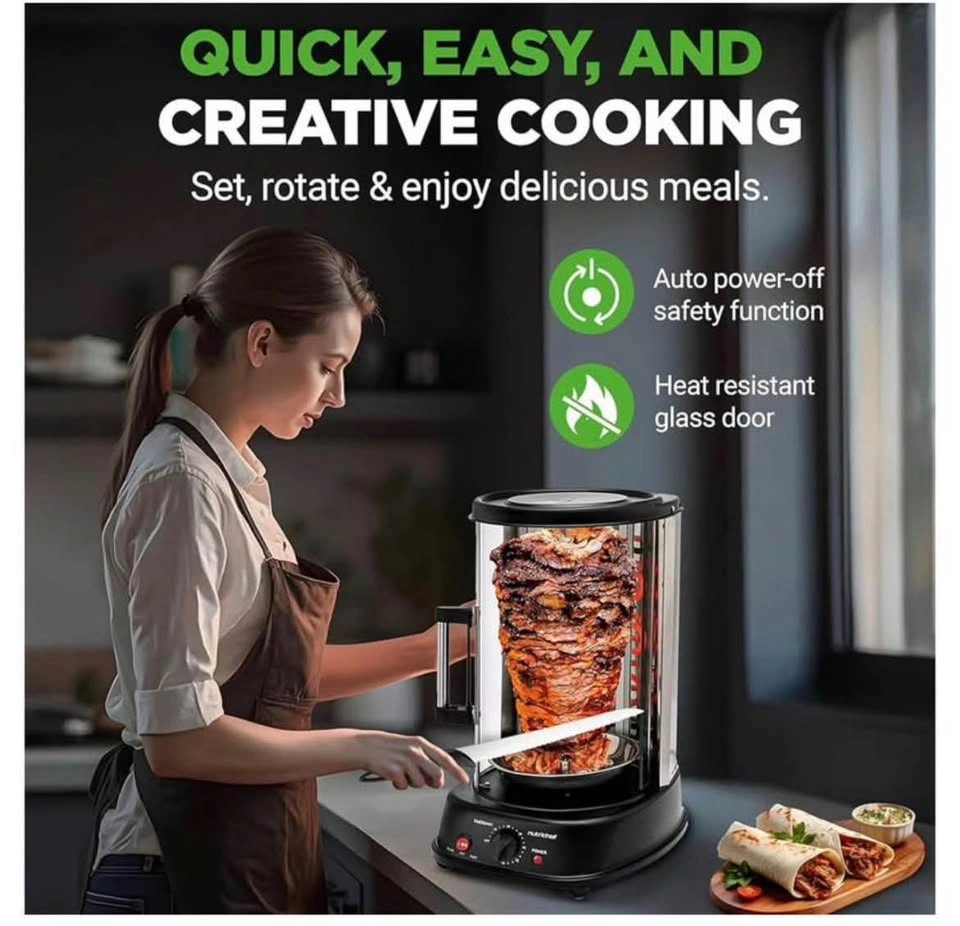 NEW NutriChef Vertical Rotisserie Oven 1500W - photo 3