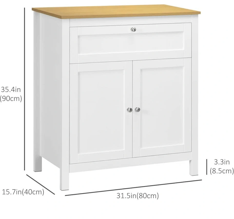 HOMCOM Storage Cabinet, Sideboard Buffet Cabinet - photo 4