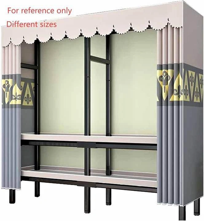 Folding Portable Wardrobe Closet with Fabric Cover