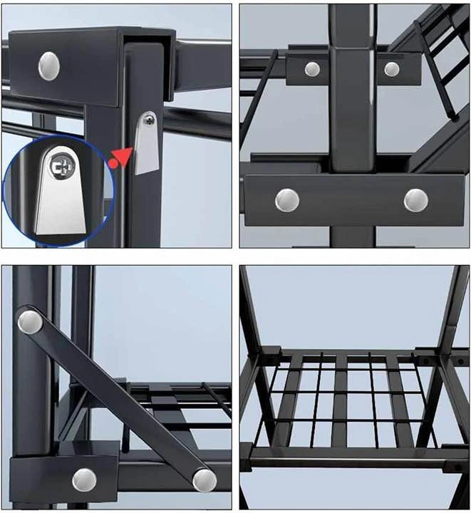 Folding Portable Wardrobe Closet with Fabric Cover - photo 2
