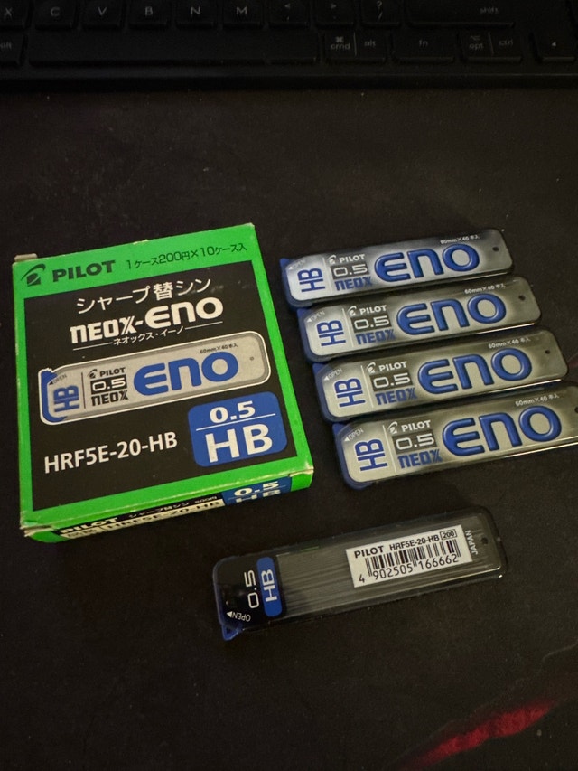 Pilot Neox-Eno 0.5mm HB Lead Refills