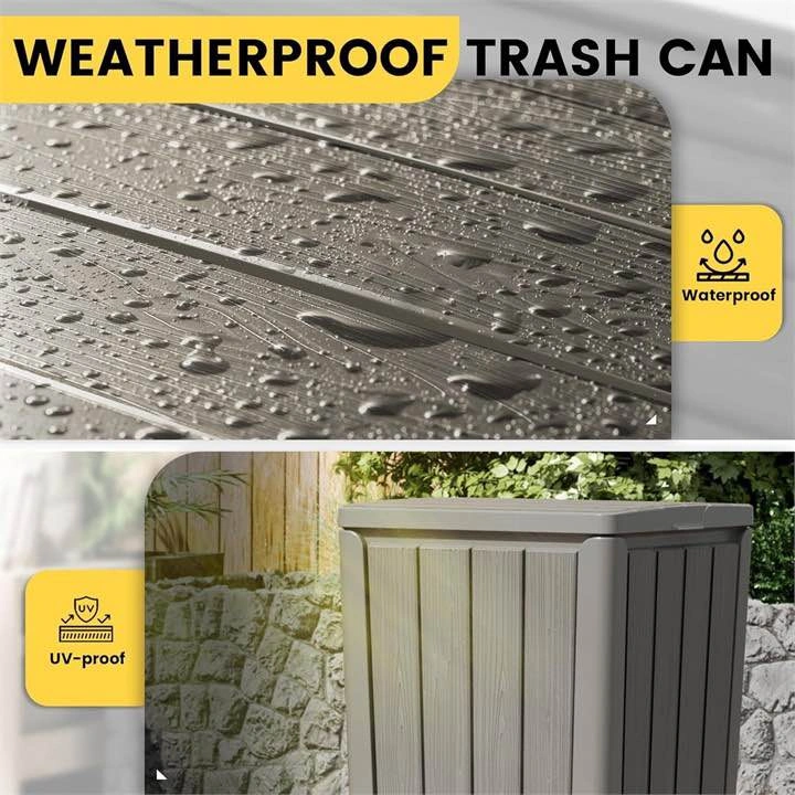 Weatherproof Outdoor Trash Can - photo 3
