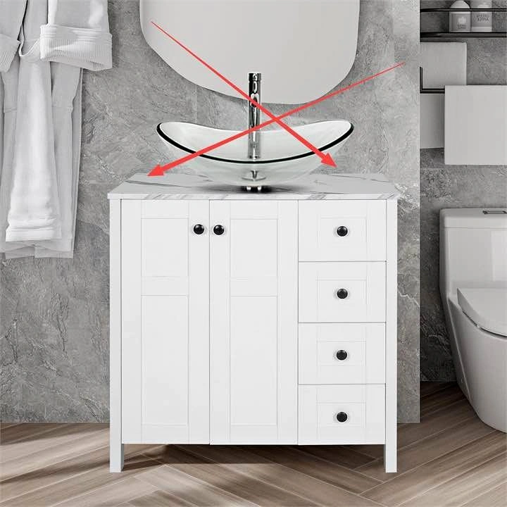 White Bathroom Vanity
