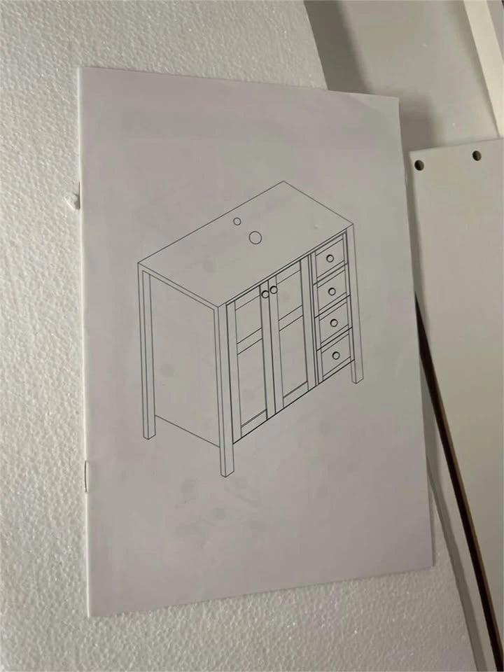 White Bathroom Vanity - photo 4