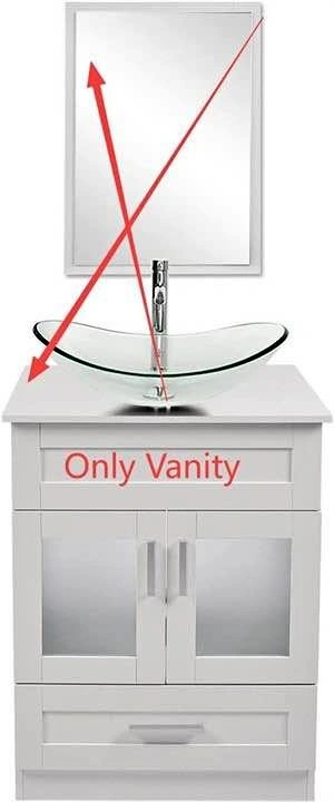 White Bathroom Vanity Cabinet