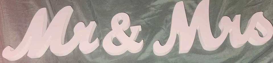 Wooden Mr & Mrs Wedding Signs - photo 2