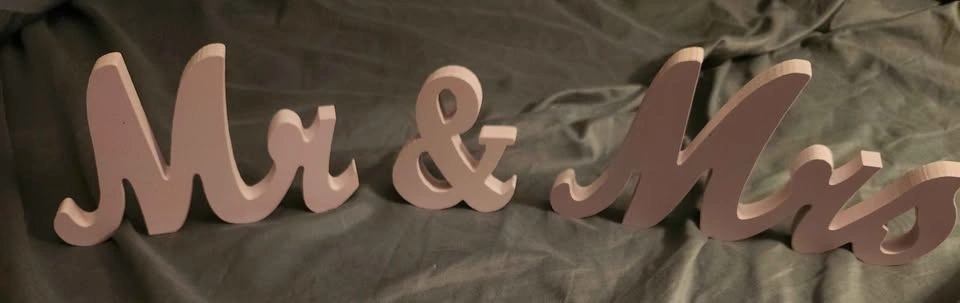 Wooden Mr & Mrs Wedding Signs - photo 5