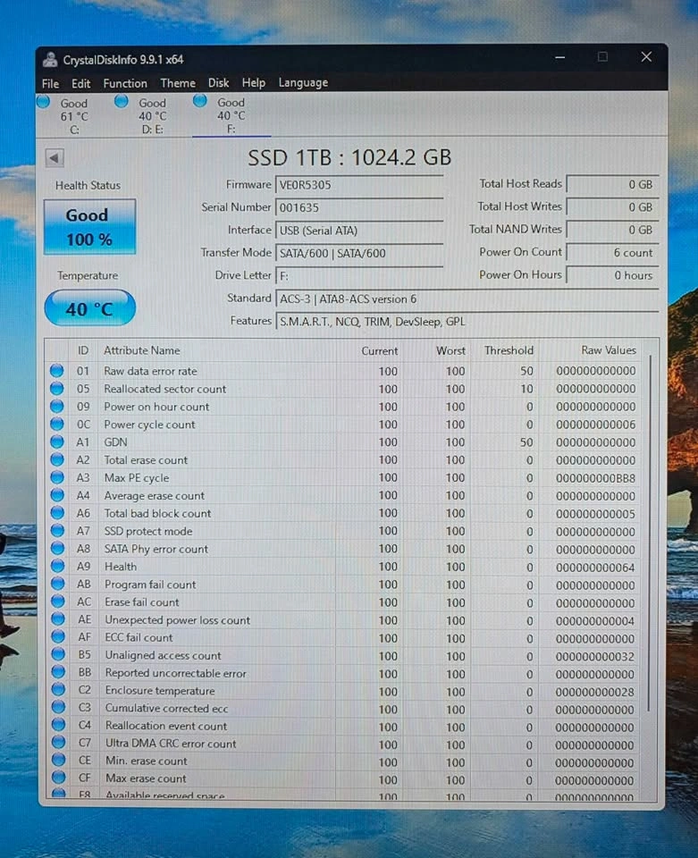 New 1TB 2.5" SATA III SSD - photo 2