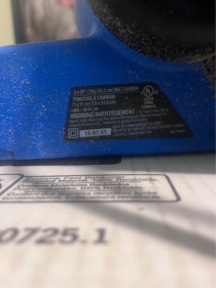 Mastercraft 6A 5-Speed Belt Sander 3x21 with Dust Bag - photo 3