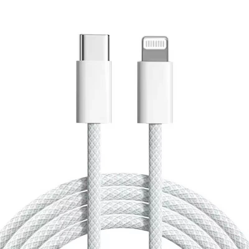2 x USB C to Lightning Cable for iPhone 14/13/12