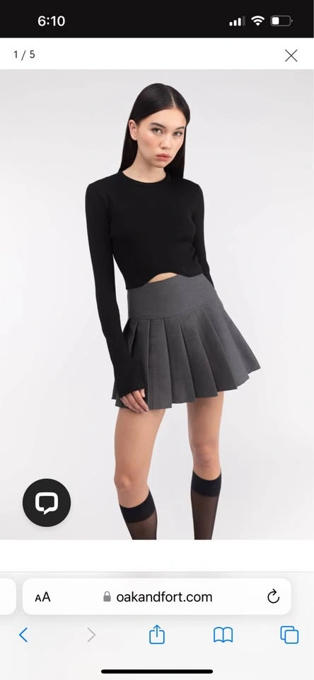 Oak and Fort Cropped Shirt - photo 3