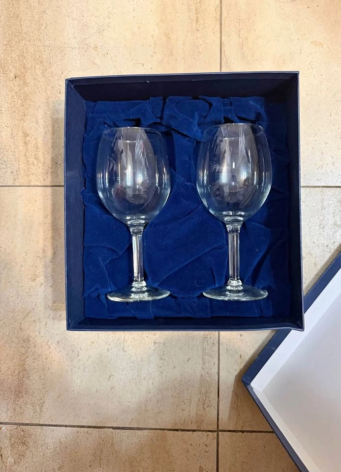 Wine glasses Seagull pewter