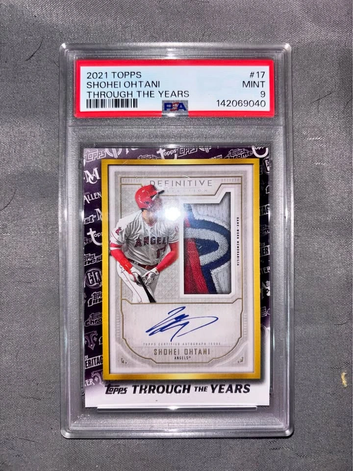 Shohei Ohtani through the years (PSA 9) 📈