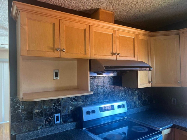 Kitchen cabinets and counters