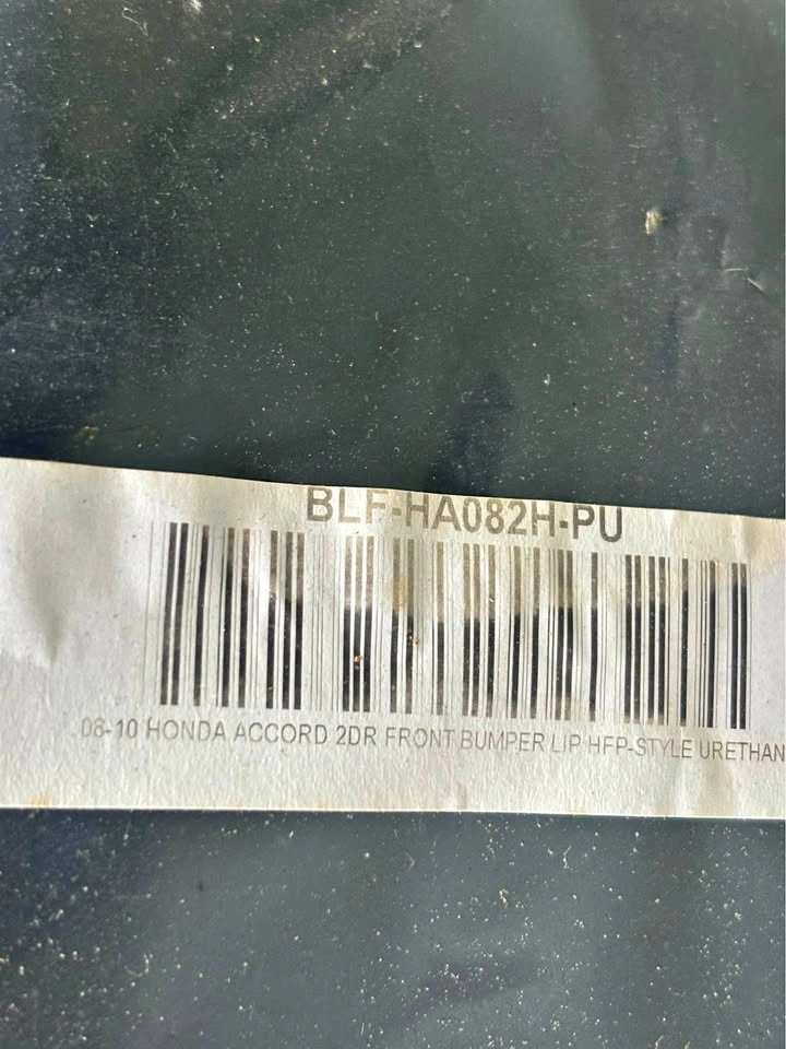 08-12 Honda Accord front lip HFP-style