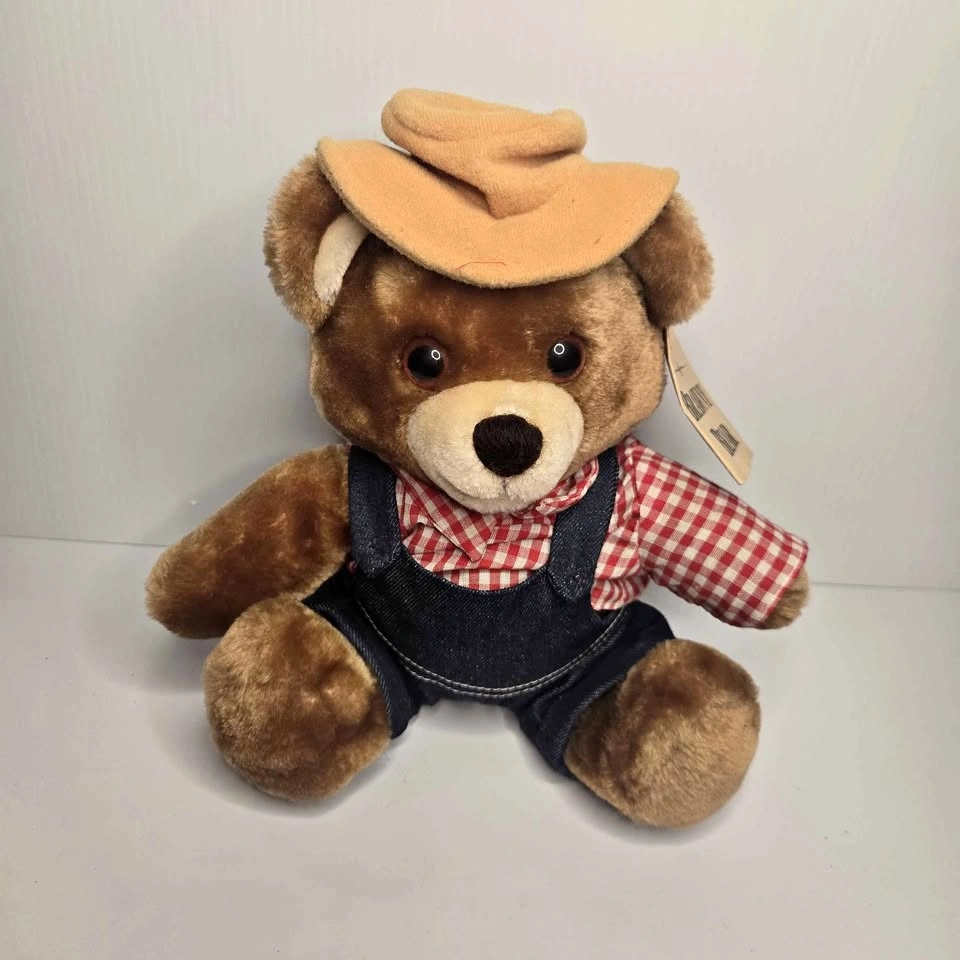 Del Monte Cowboy Plush Bear
