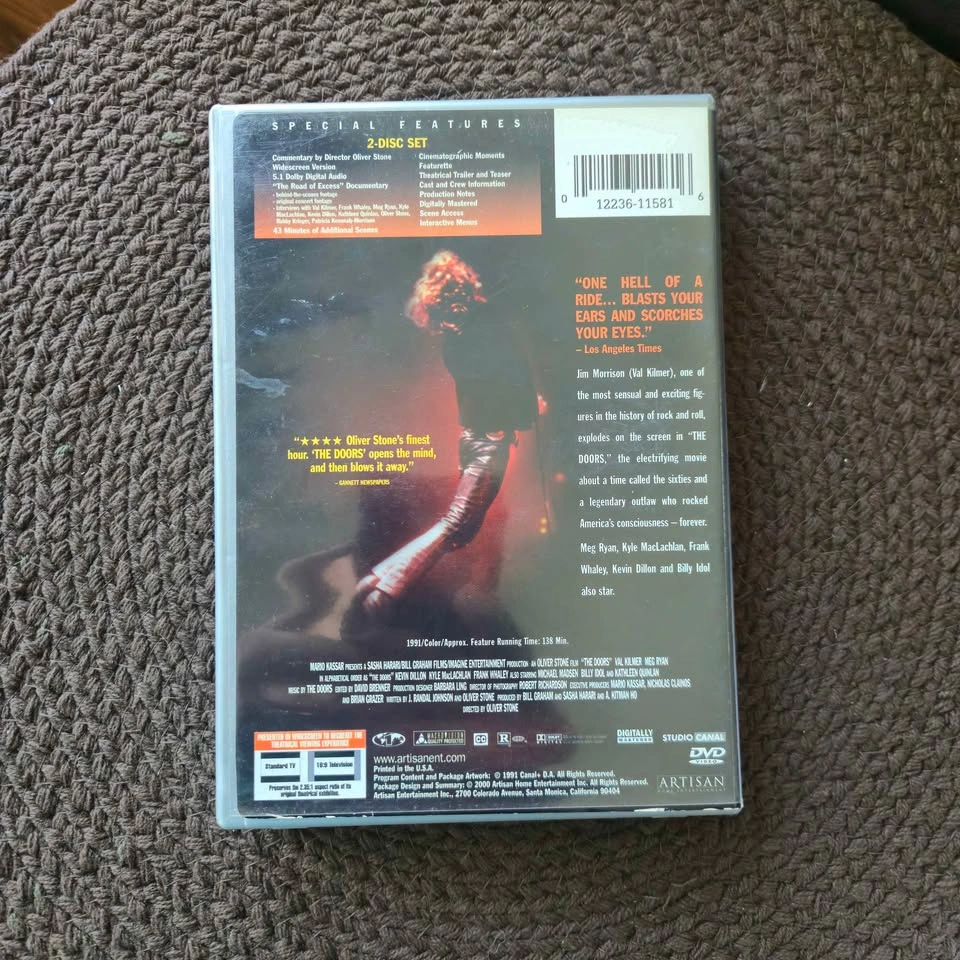 Oliver Stone The Doors DVD - photo 2