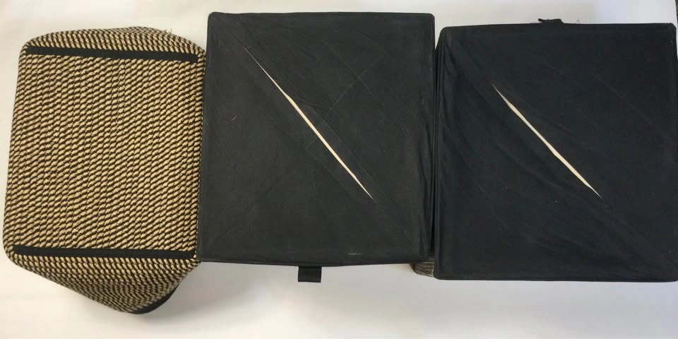 Set of 3 Woven and Bamboo Storage Baskets, $12 for all - photo 2