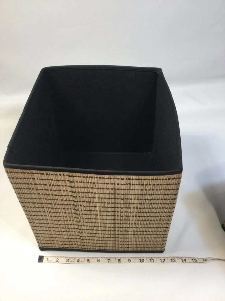 Set of 3 Woven and Bamboo Storage Baskets, $12 for all - photo 4