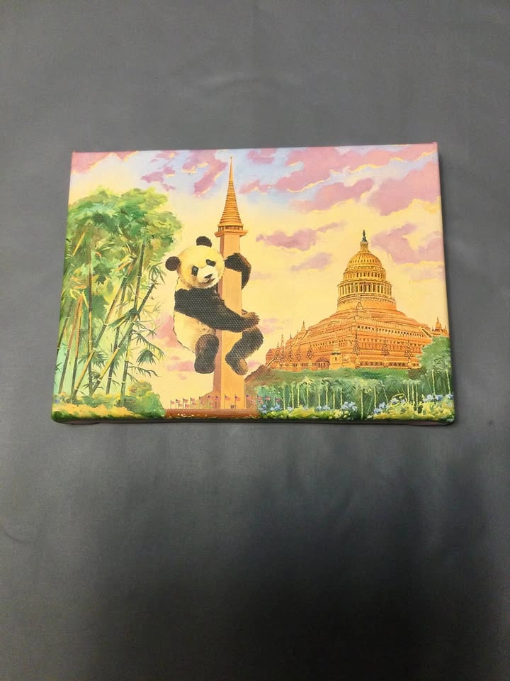 Artwork Wall Art Painting Canvas Wooden Frame / $3 each - photo 3