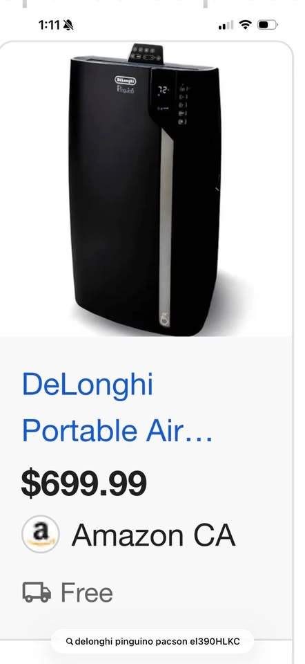 Delonghi 4in1 portable air conditioner - photo 4