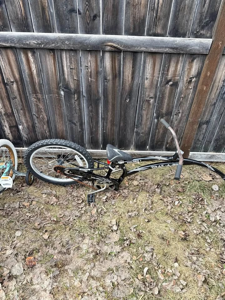 Tag-along bike