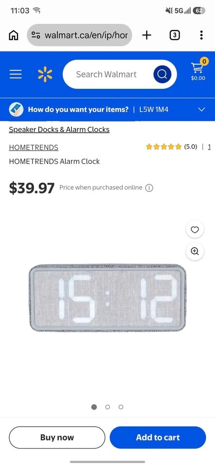 Brand New Fabric Alarm Clock - photo 2