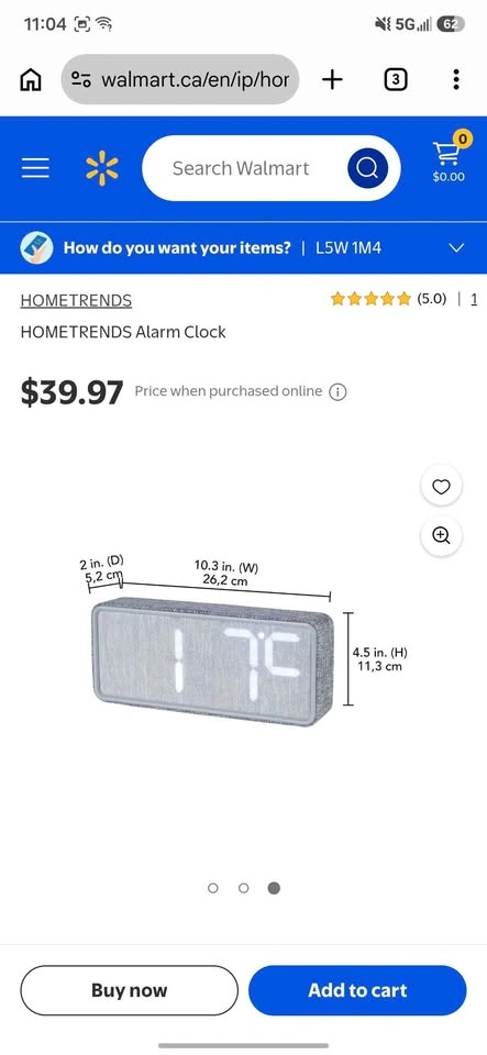 Brand New Fabric Alarm Clock - photo 3