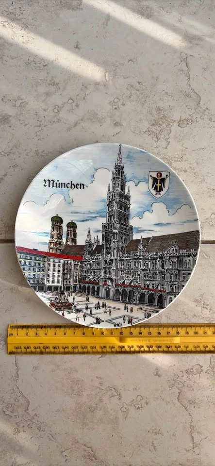 Vintage Munich / Munchen Decorative Plate - stamped made in West