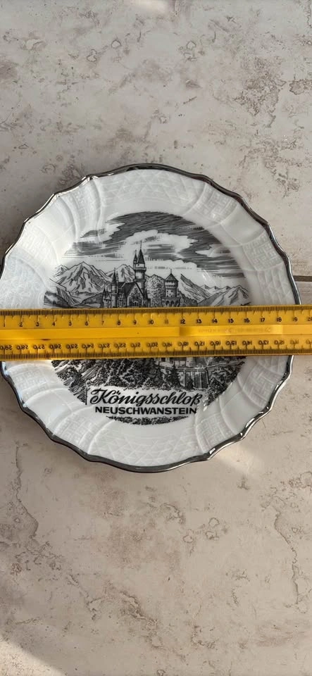 Vintage Neuschwanstein Castle Decorative Plate - photo 5