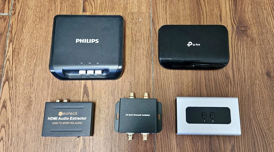 HDMI Switch, Audio Extractor & Ethernet Switch Bundle