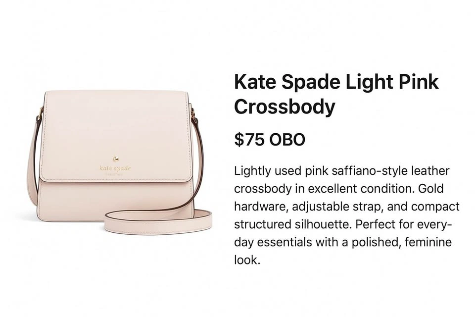 Kate spade crossbody bag