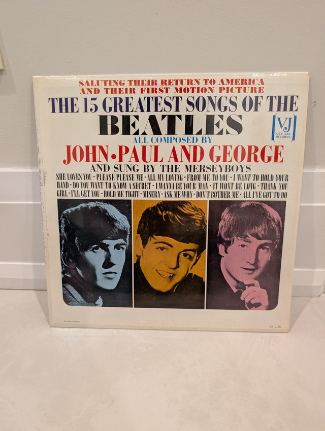 1964 VEE-JAY Records The 15 Greatest Songs of The Beatles Vinyl