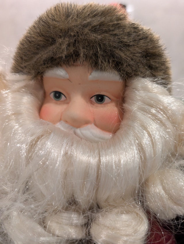 Santa Clause with Toy Sack and Teddy Bear - photo 2