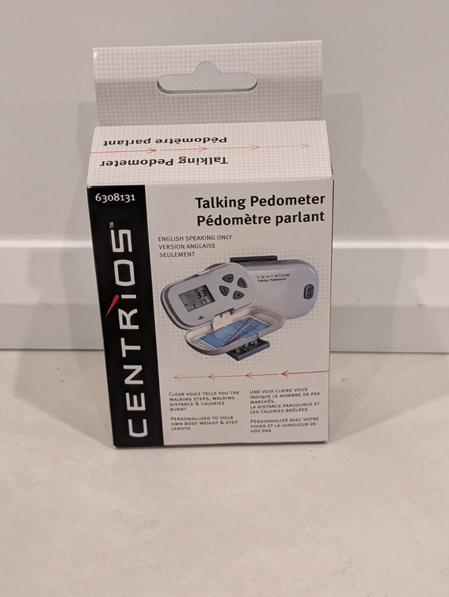New Centrios Talking Pedometer