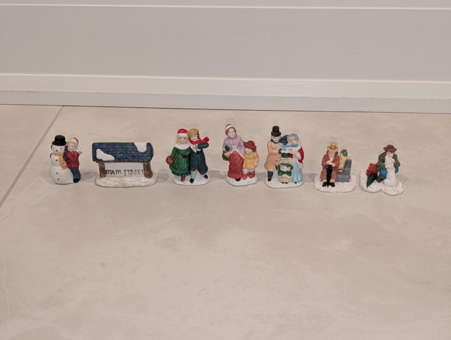 Christmas Village Characters and Accessory