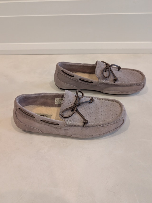 UGG Australia Men's Chester Perf Suede Loafers Size 7 Stone - photo 4