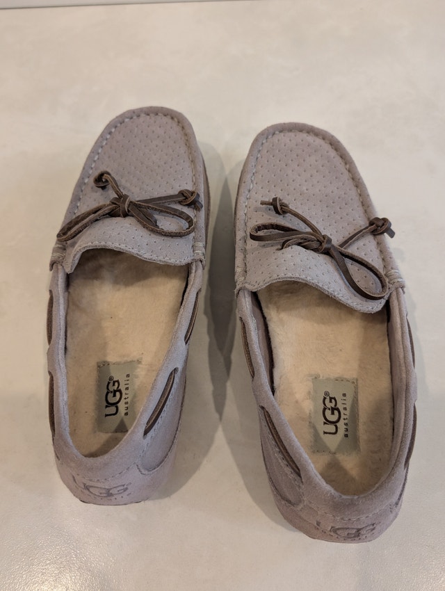 UGG Australia Men's Chester Perf Suede Loafers Size 7 Stone - photo 5