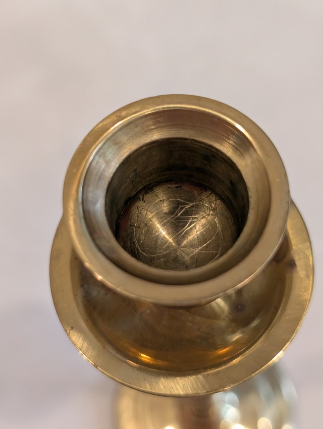 Vintage Solid Brass Barley Twist Candlestick Holders - Matching - photo 5