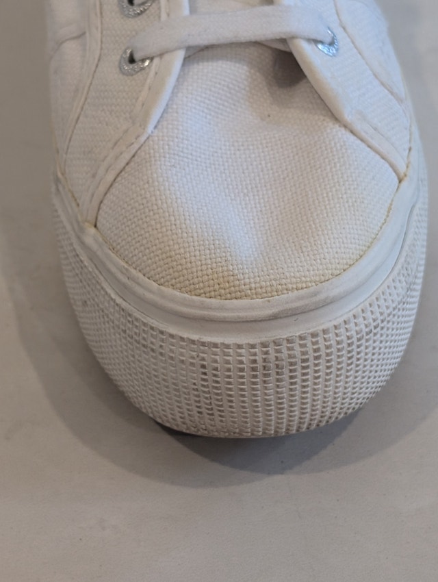 Superga 2790 Linea Flatform Chunky Trainers White Canvas 38 - photo 2
